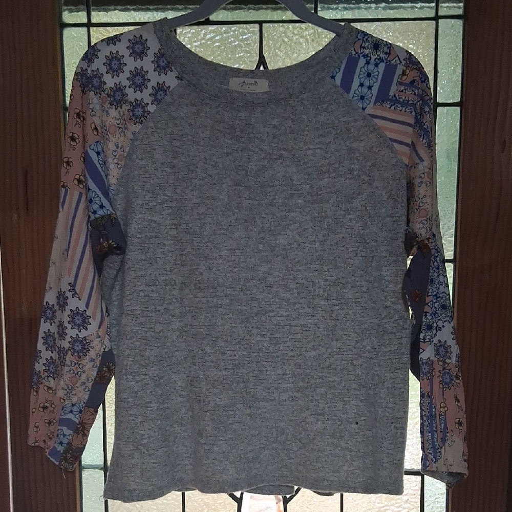 Freebird Mixed Media Top